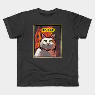 Millennial Cat Kids T-Shirt